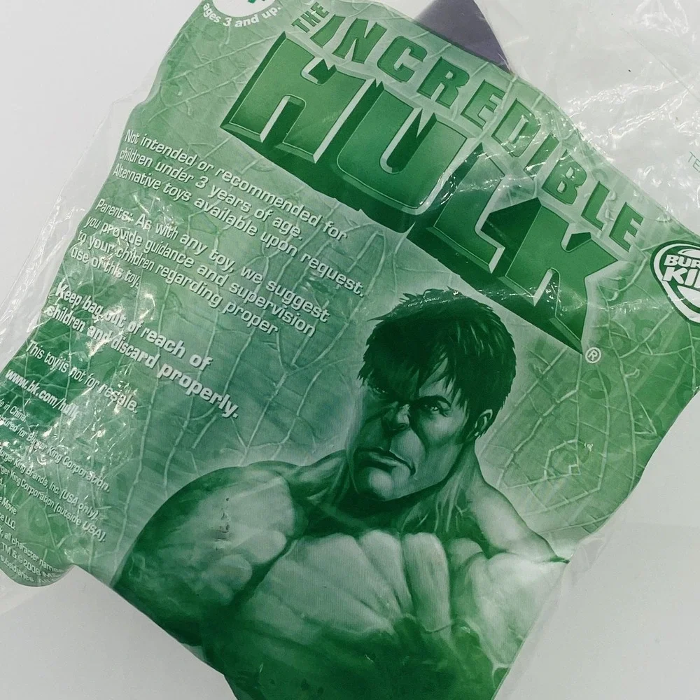 2008‎ Burger King THE INCREDIBLE HULK Hulk Smash Kids Meal Toy Sealed